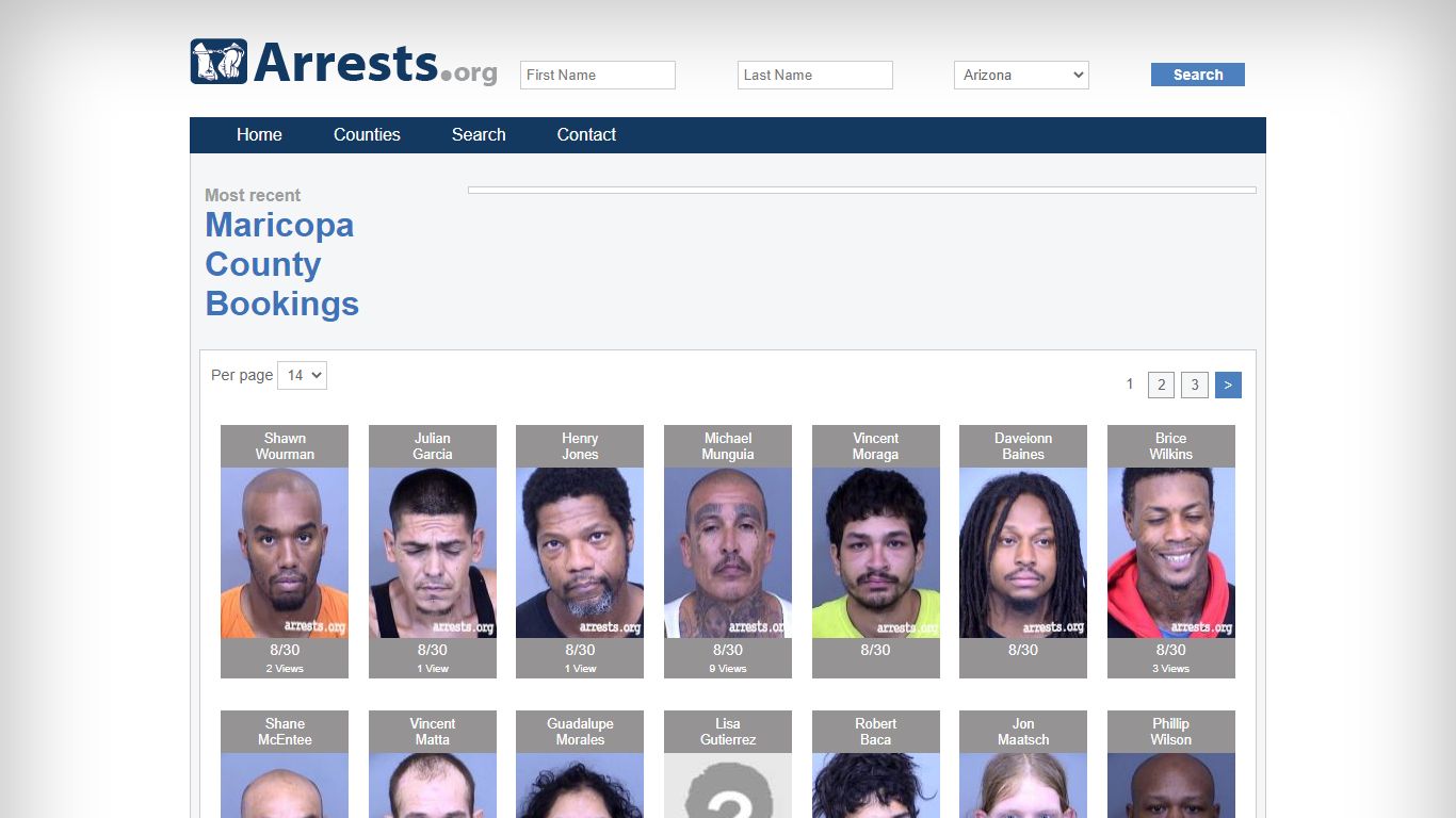 Maricopa County Arrests and Inmate Search